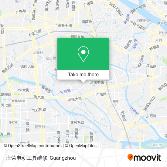 海荣电动工具维修 map