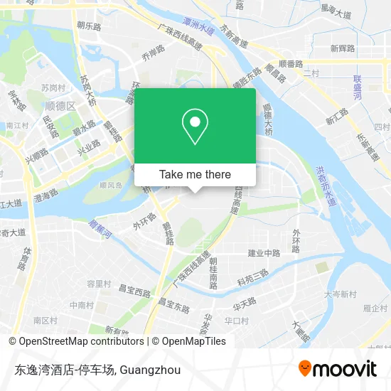 东逸湾酒店-停车场 map