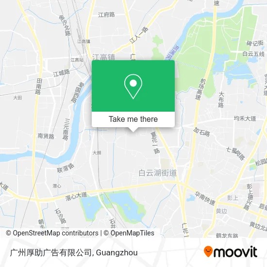 广州厚助广告有限公司 map