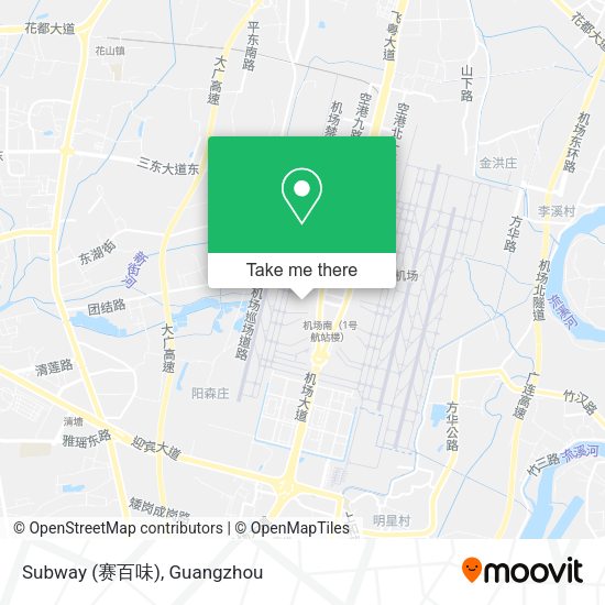 Subway (赛百味) map