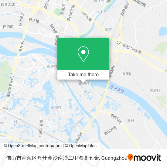 佛山市南海区丹灶金沙南沙二甲图高五金 map