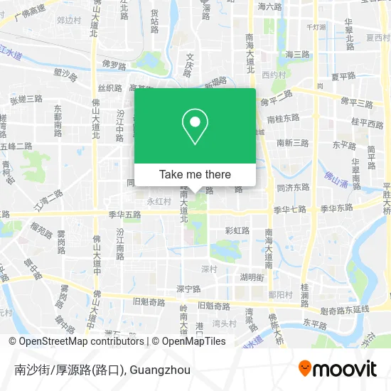 南沙街/厚源路(路口) map