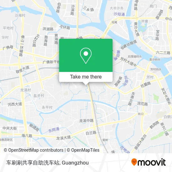 车刷刷共享自助洗车站 map