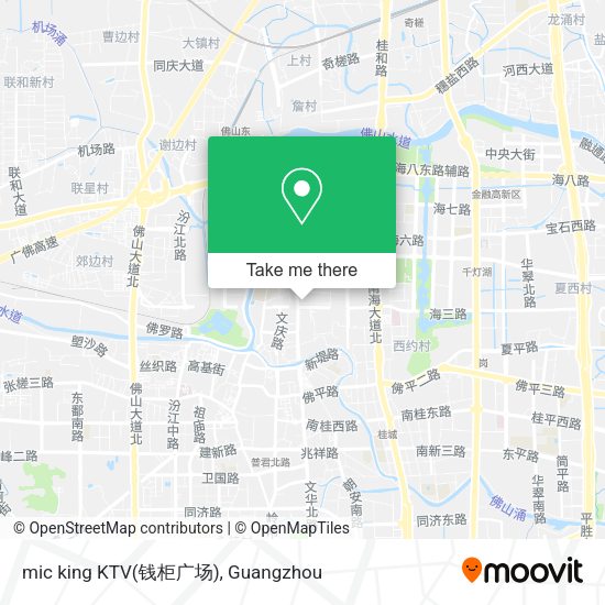 mic king KTV(钱柜广场) map