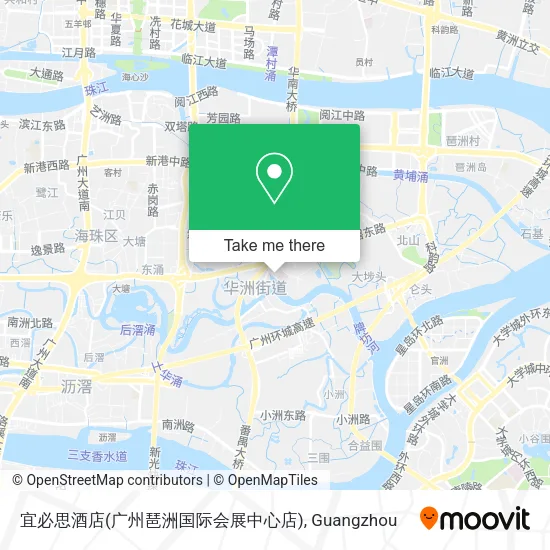 宜必思酒店(广州琶洲国际会展中心店) map