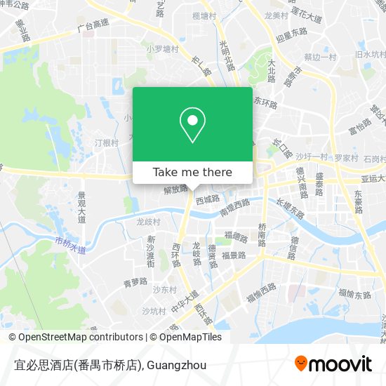 宜必思酒店(番禺市桥店) map
