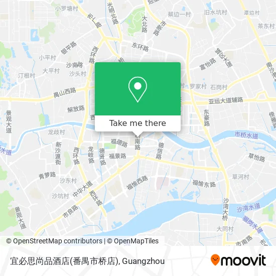 宜必思尚品酒店(番禺市桥店) map