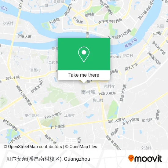 贝尔安亲(番禺南村校区) map