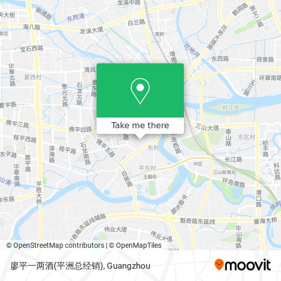 廖平一两酒(平洲总经销) map