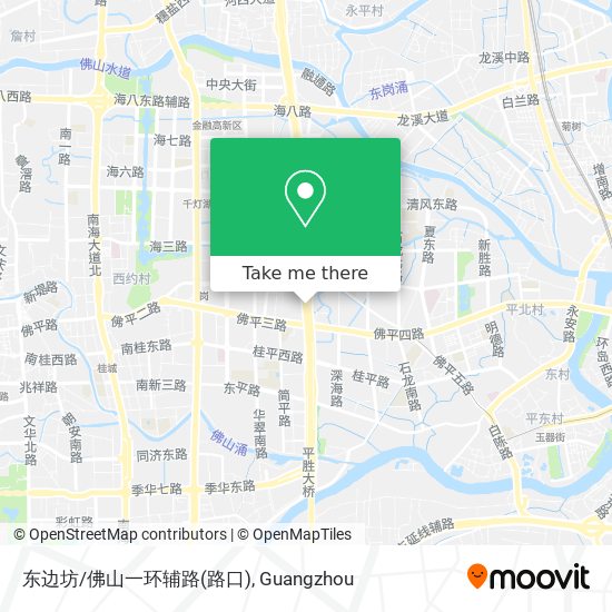 东边坊/佛山一环辅路(路口) map