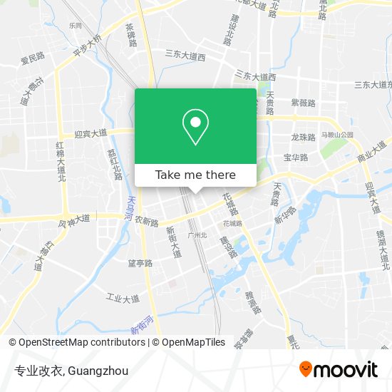专业改衣 map