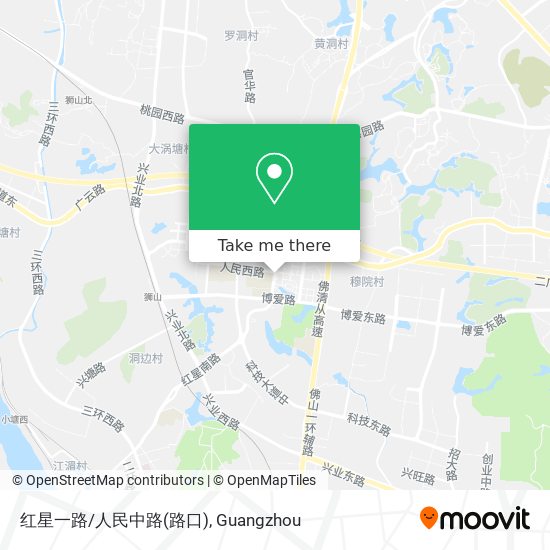 红星一路/人民中路(路口) map