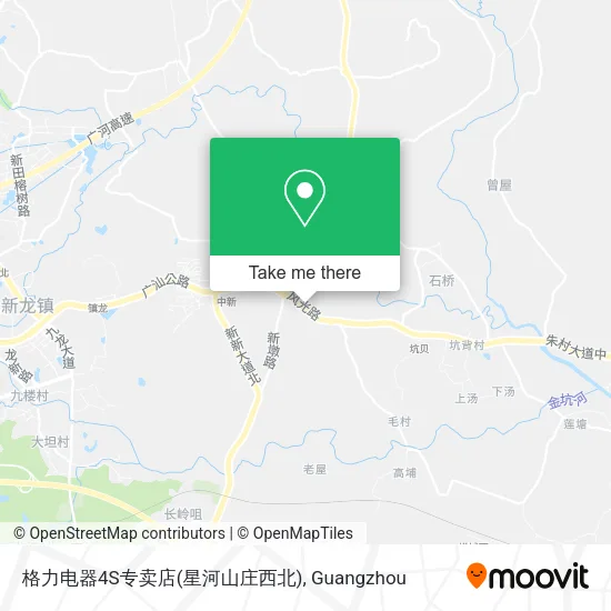 格力电器4S专卖店(星河山庄西北) map
