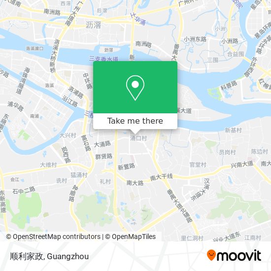 顺利家政 map