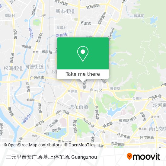 三元里泰安广场-地上停车场 map