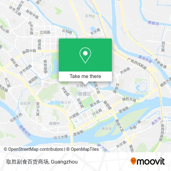 取胜副食百货商场 map