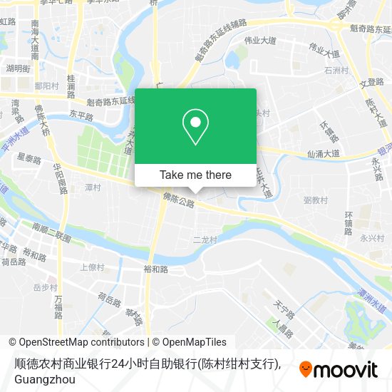 顺德农村商业银行24小时自助银行(陈村绀村支行) map