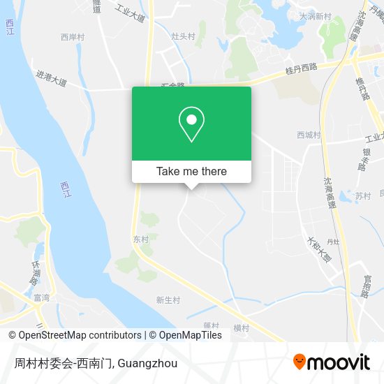 周村村委会-西南门 map