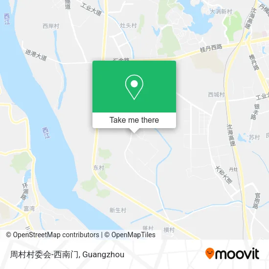 周村村委会-西南门 map