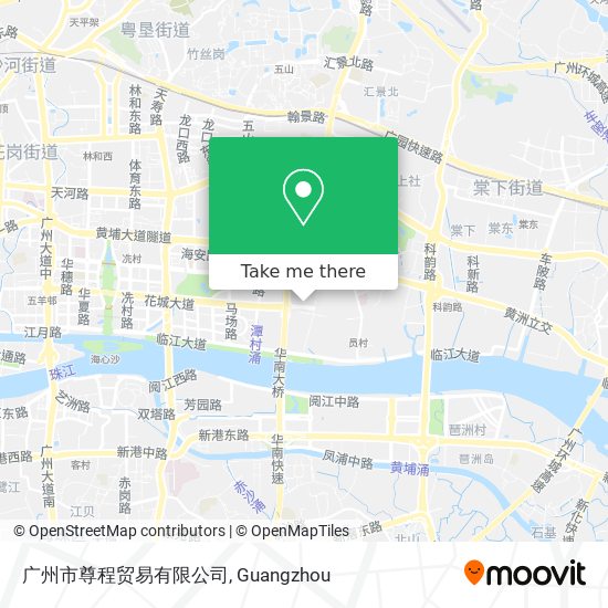 广州市尊程贸易有限公司 map