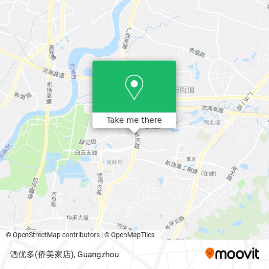 酒优多(侨美家店) map