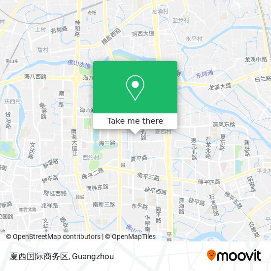 夏西国际商务区 map