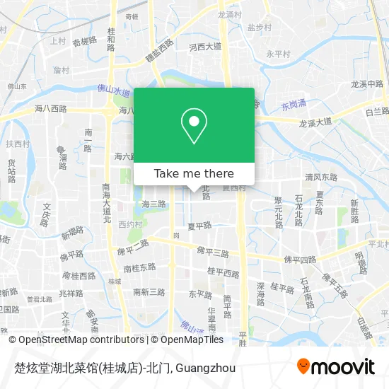 楚炫堂湖北菜馆(桂城店)-北门 map