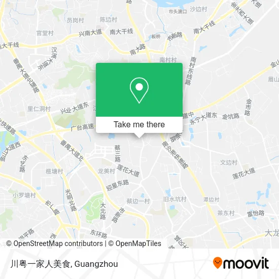川粤一家人美食 map