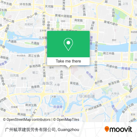 广州毓萃建筑劳务有限公司 map