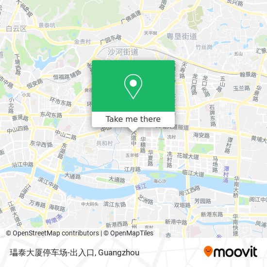 瓃泰大厦停车场-出入口 map