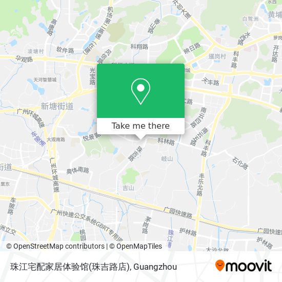 珠江宅配家居体验馆(珠吉路店) map
