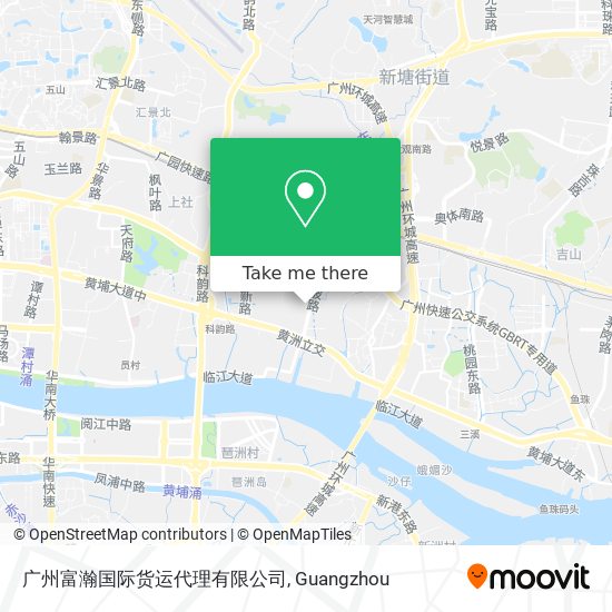 广州富瀚国际货运代理有限公司 map