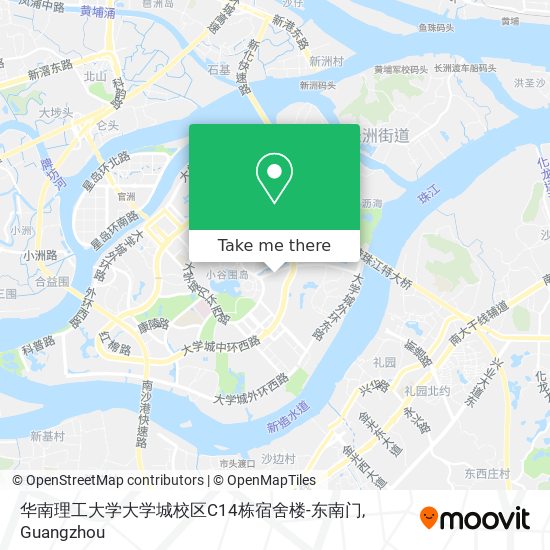 华南理工大学大学城校区C14栋宿舍楼-东南门 map