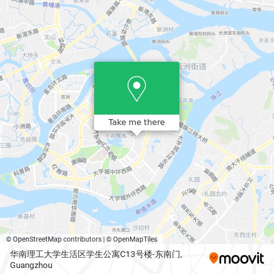华南理工大学生活区学生公寓C13号楼-东南门 map