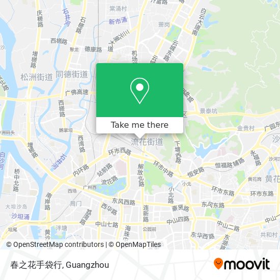 春之花手袋行 map