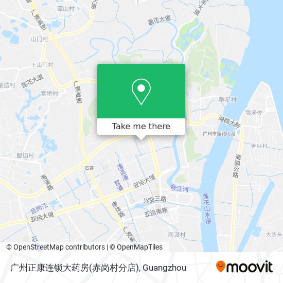 广州正康连锁大药房(赤岗村分店) map