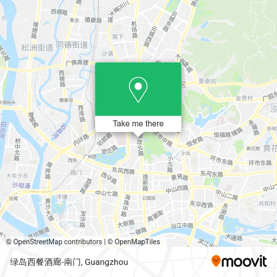 绿岛西餐酒廊-南门 map