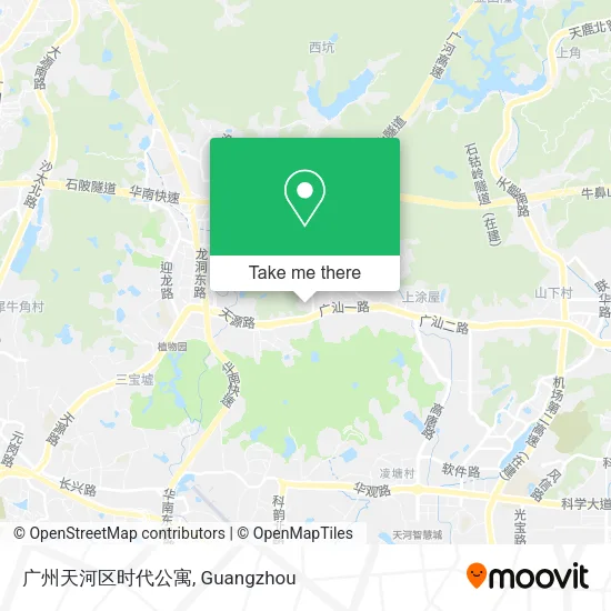 广州天河区时代公寓 map