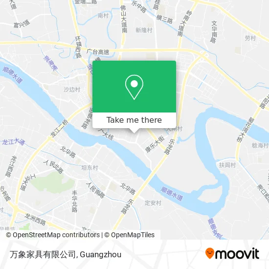 万象家具有限公司 map