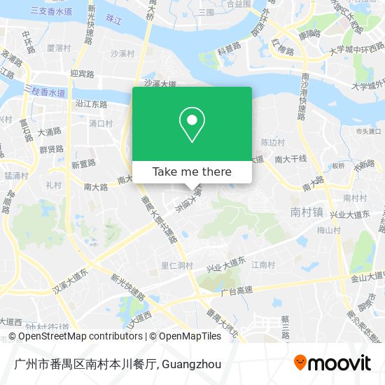 广州市番禺区南村本川餐厅 map
