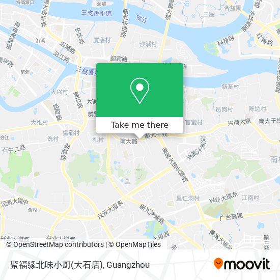 聚福缘北味小厨(大石店) map