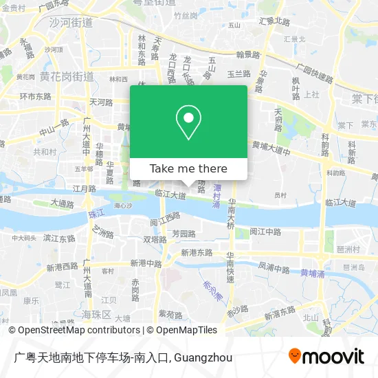广粤天地南地下停车场-南入口 map