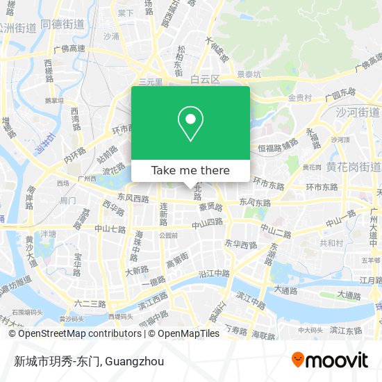 新城市玥秀-东门 map