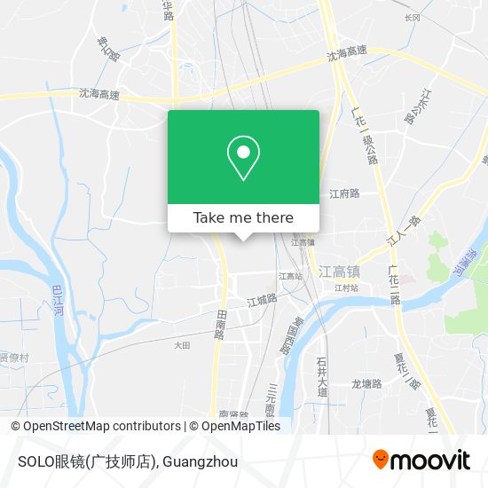 SOLO眼镜(广技师店) map