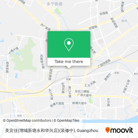 美宜佳(增城新塘永和华兴店)(装修中) map