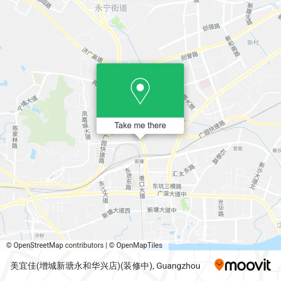 美宜佳(增城新塘永和华兴店)(装修中) map