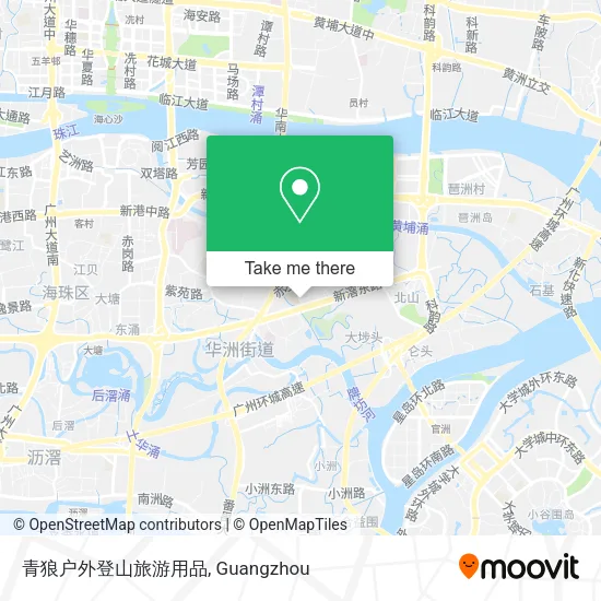 青狼户外登山旅游用品 map