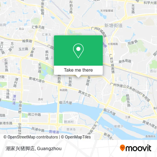 潮家兴猪脚店 map