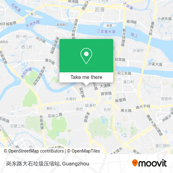 岗东路大石垃圾压缩站 map