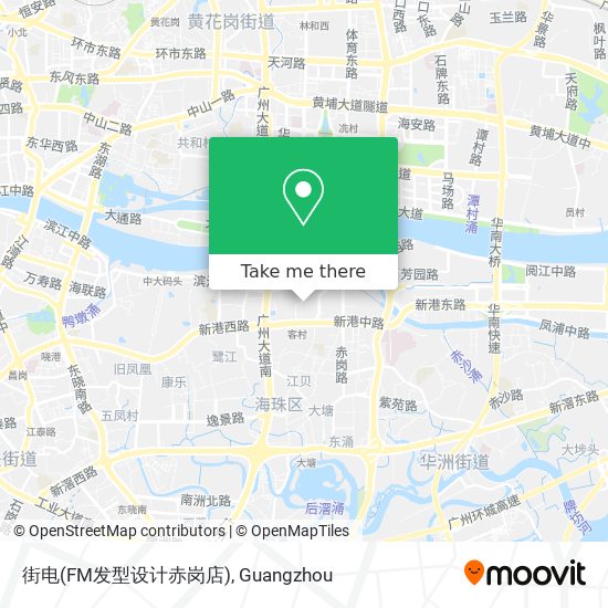 街电(FM发型设计赤岗店) map